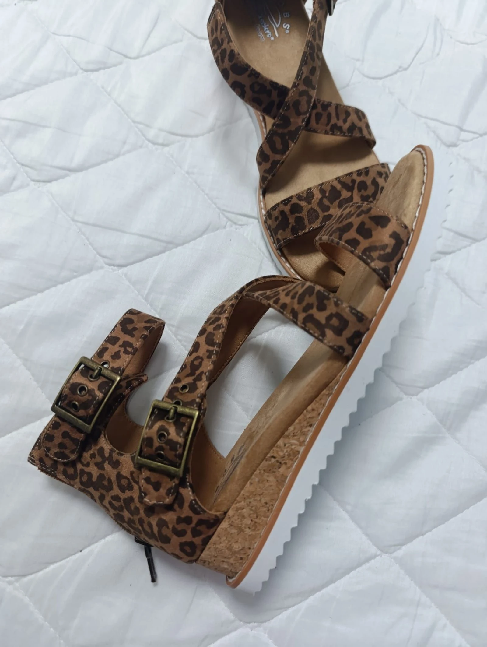 Sandálias Skechers Bob animalprint tamanho 38 – photo 6
